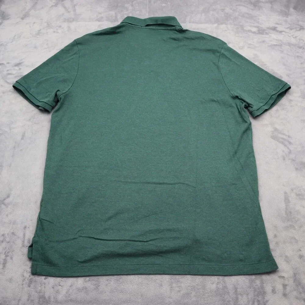 Polo Ralph Lauren Shirt Mens XL Extra Green Polo Rugby Casual Dress Pony